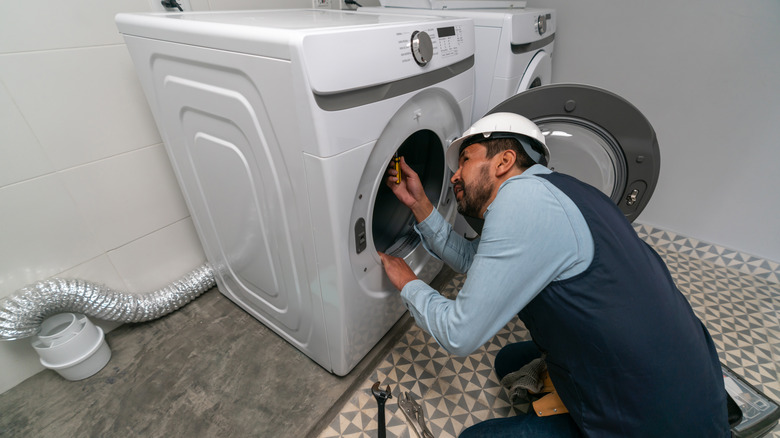 Andover washer- dryer installation